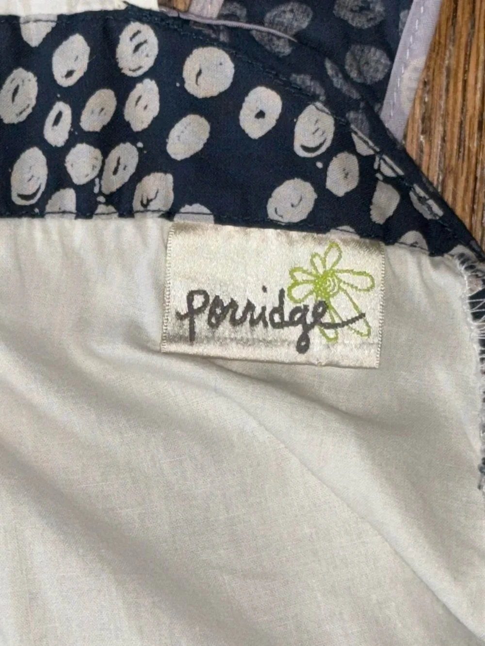 Anthropologie Home by Porridge Apron. NWT. Lavender/Purple/Cream. One Size.
